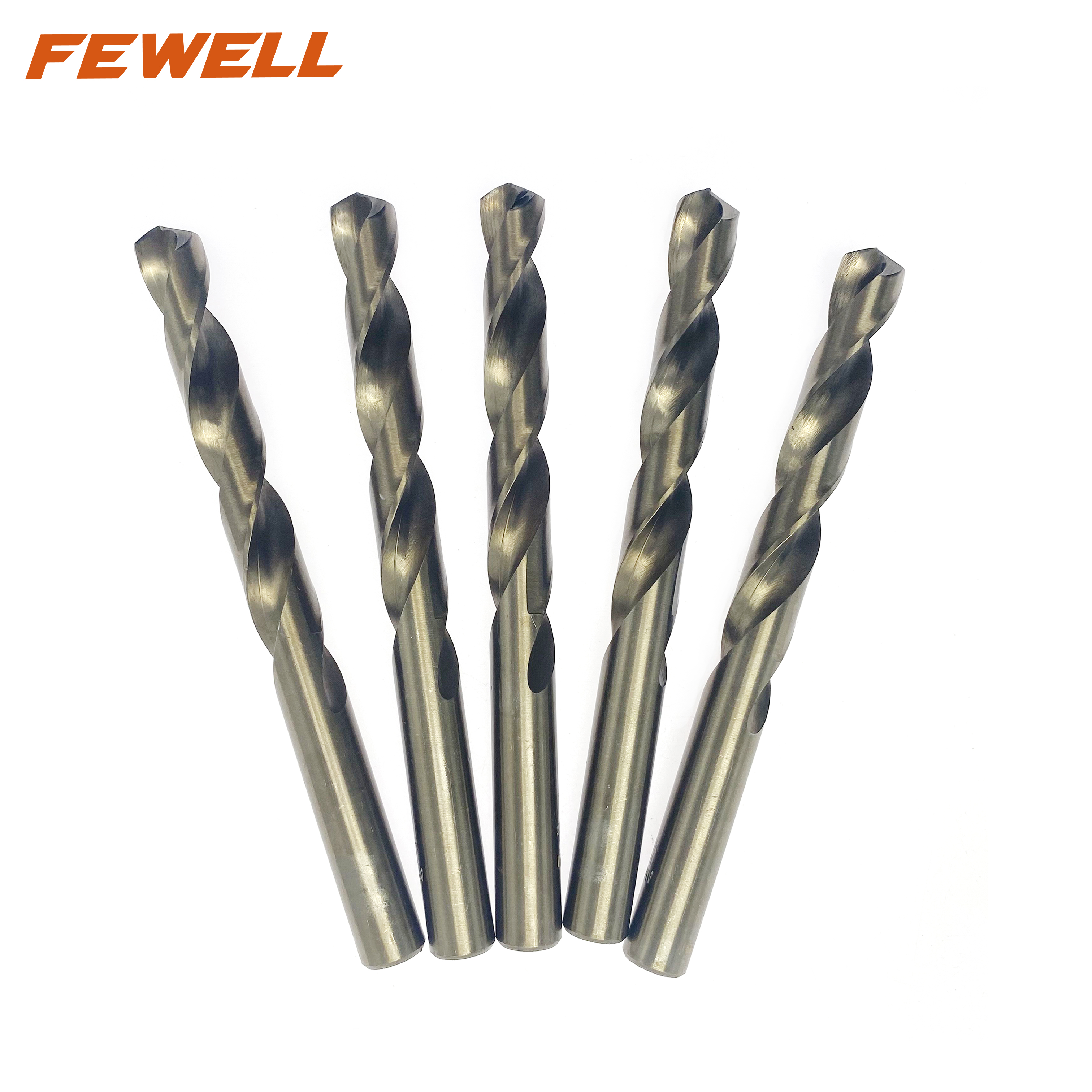 Brocas helicoidales de acero de alta velocidad M2 6542 HSS de 14 mm para taladrar metal hierro aluminio