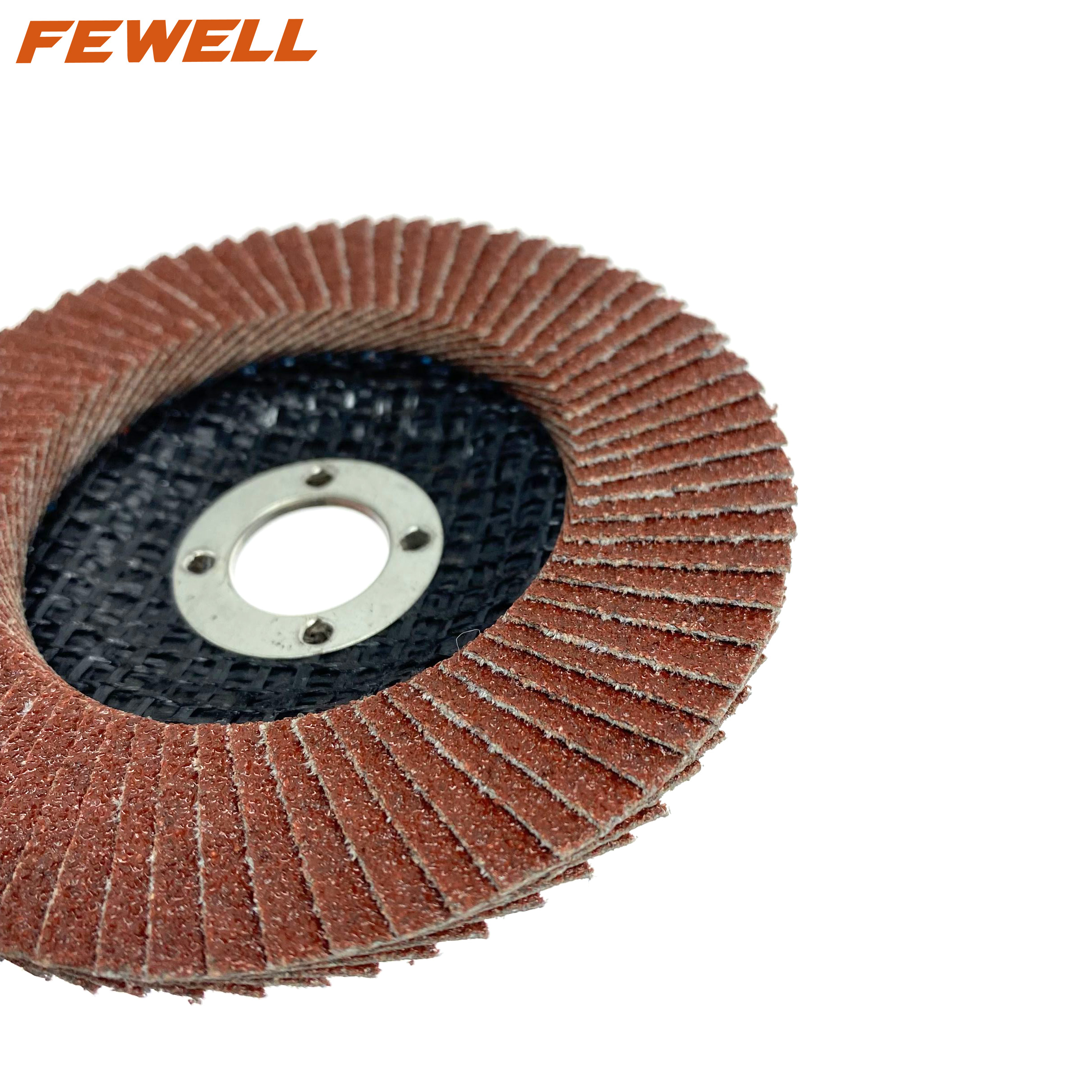 4 "100x16mm grano 80 rueda abrasiva de carburo de silicona disco de aleta de lijado flexible para moler metal acero inoxidable