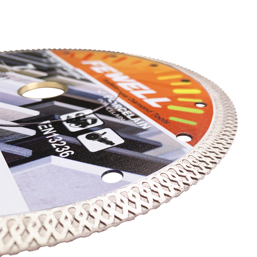 200*10*25,4mm hoja de sierra de diamante turbo ultrafina especial de prensa caliente para cortar baldosas de cerámica dura