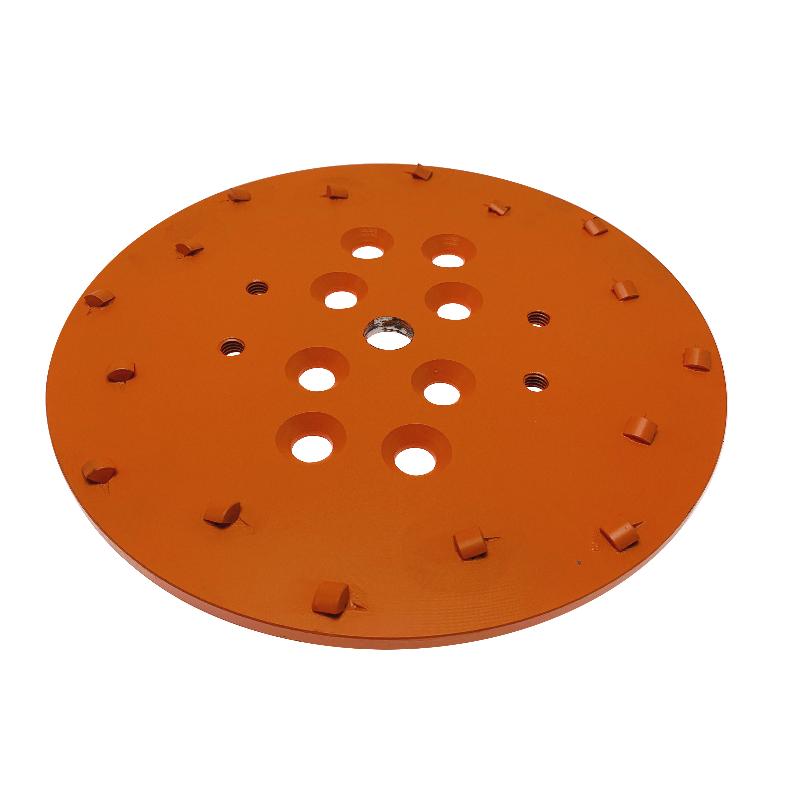 Disco abrasivo de rueda de diamante naranja de 250 mm de afilado de 10 pulgadas soldado con plata de primera calidad para piso de PCD
