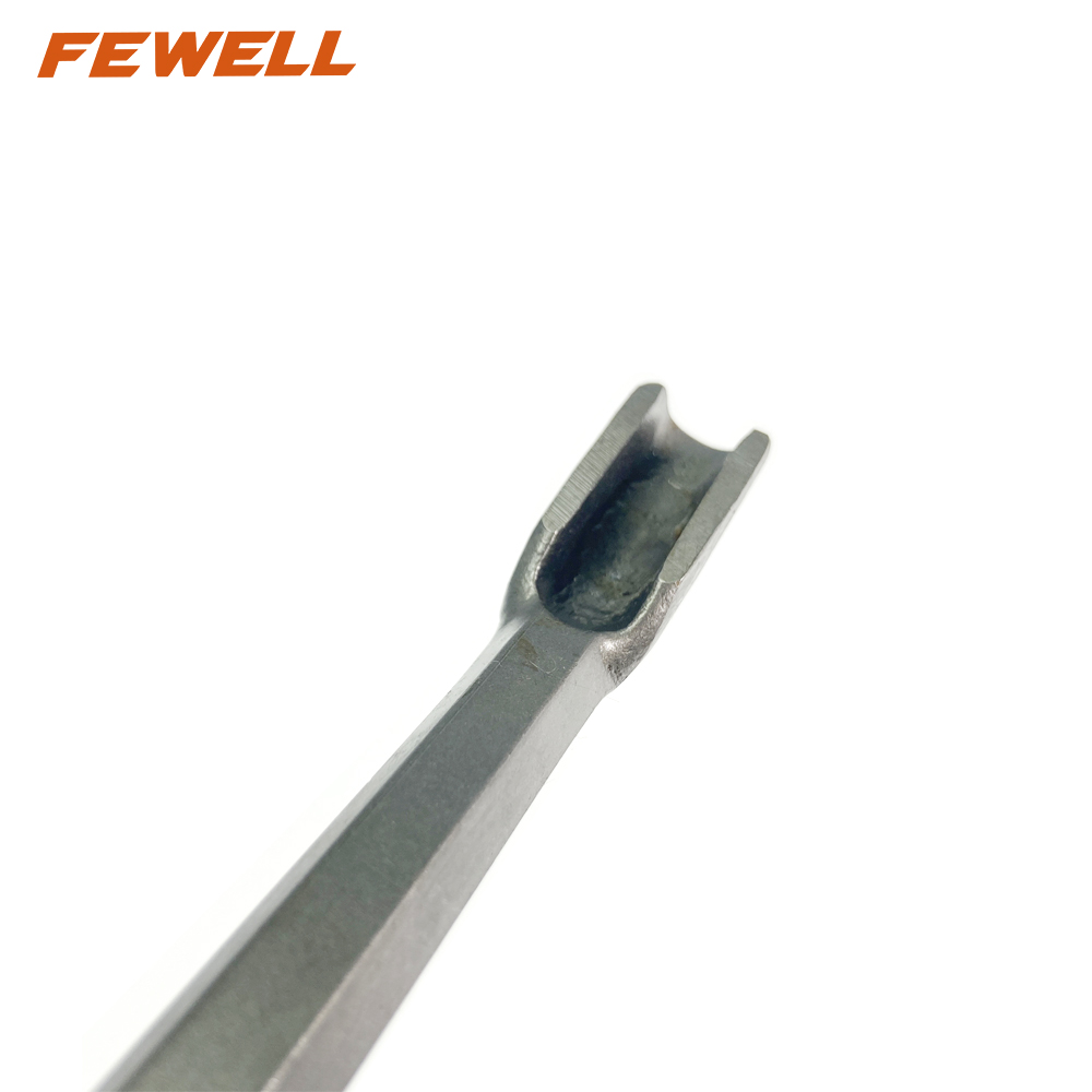 Taladro percutor eléctrico SDS Plus de 14x250x22 mm, cincel de gubia ranurada para cortar canales estrechos en hormigón