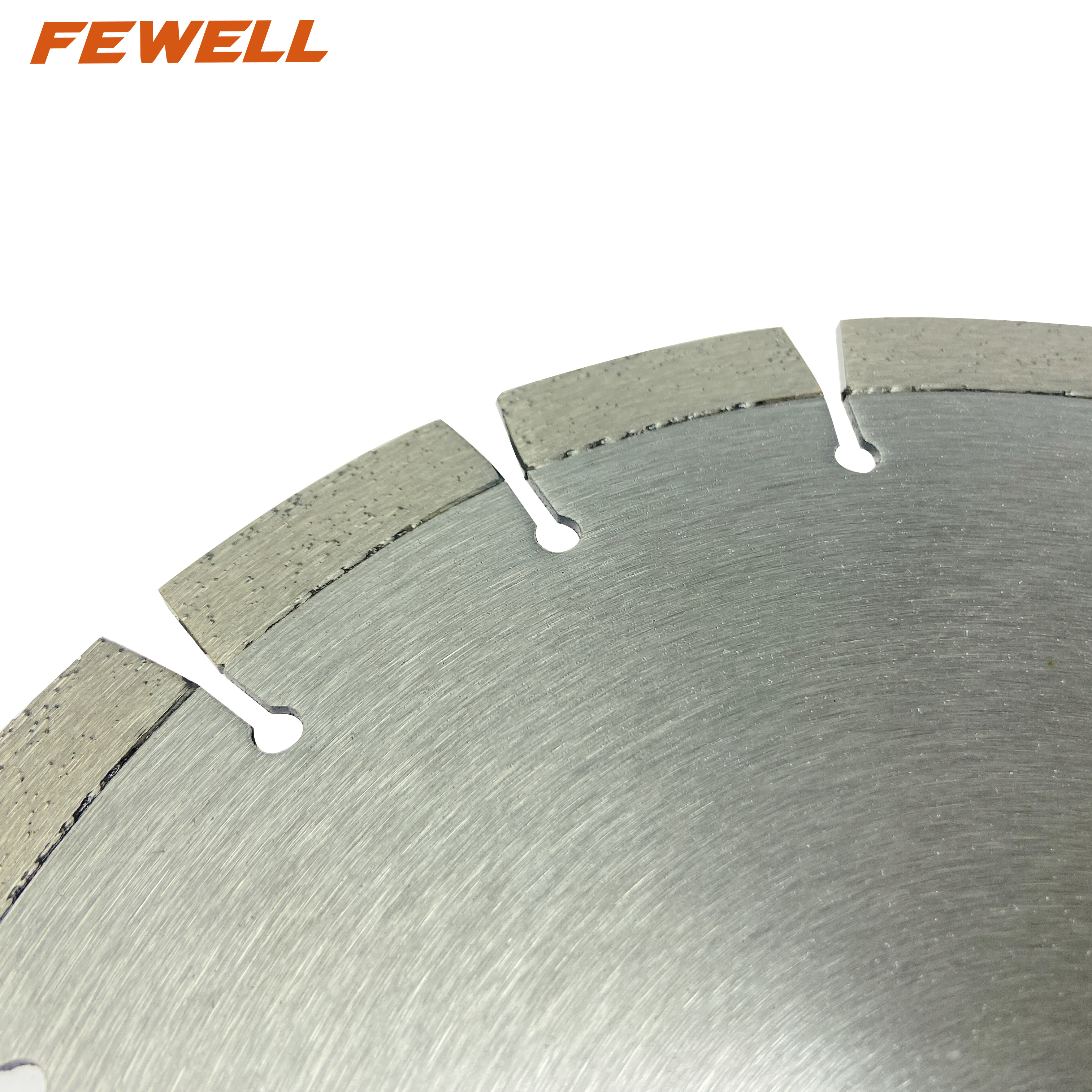 Hoja de sierra de hormigón de diamante de 9 pulgadas 230*2,6*12*22,23mm soldada con láser para cortar paredes de hormigón