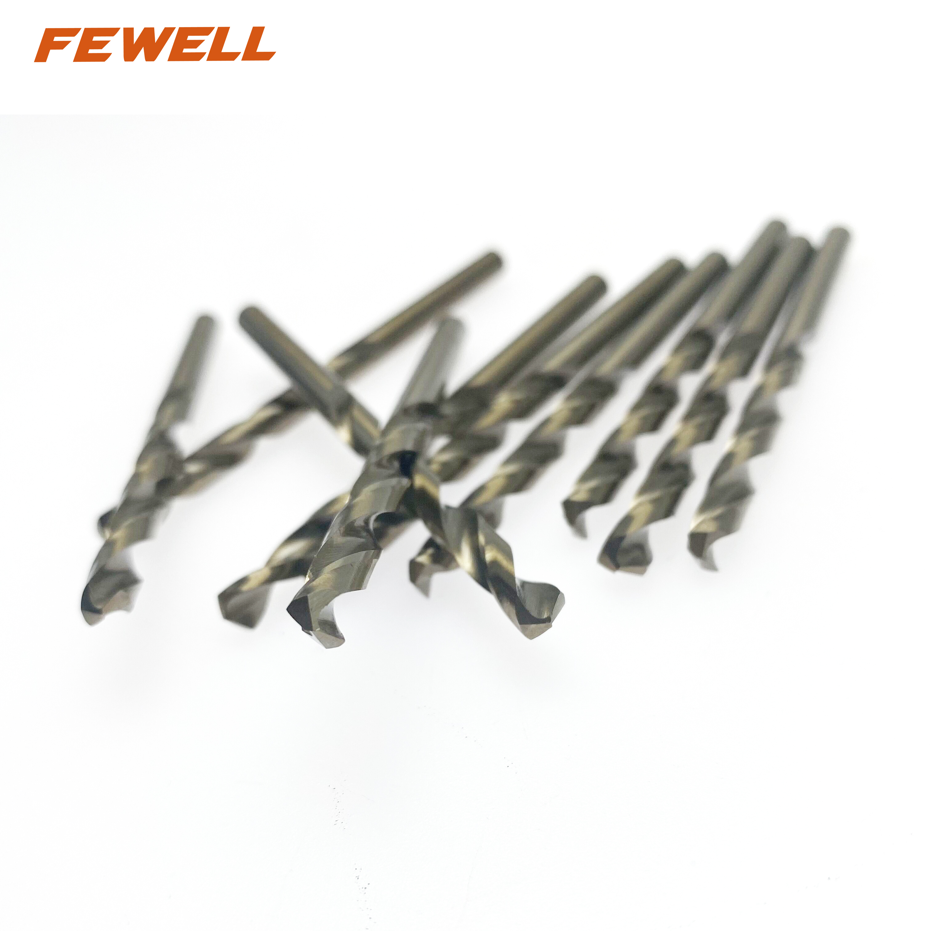 Brocas helicoidales de acero de alta velocidad M2 6542 HSS de 5,2 mm para taladrar metal hierro aluminio