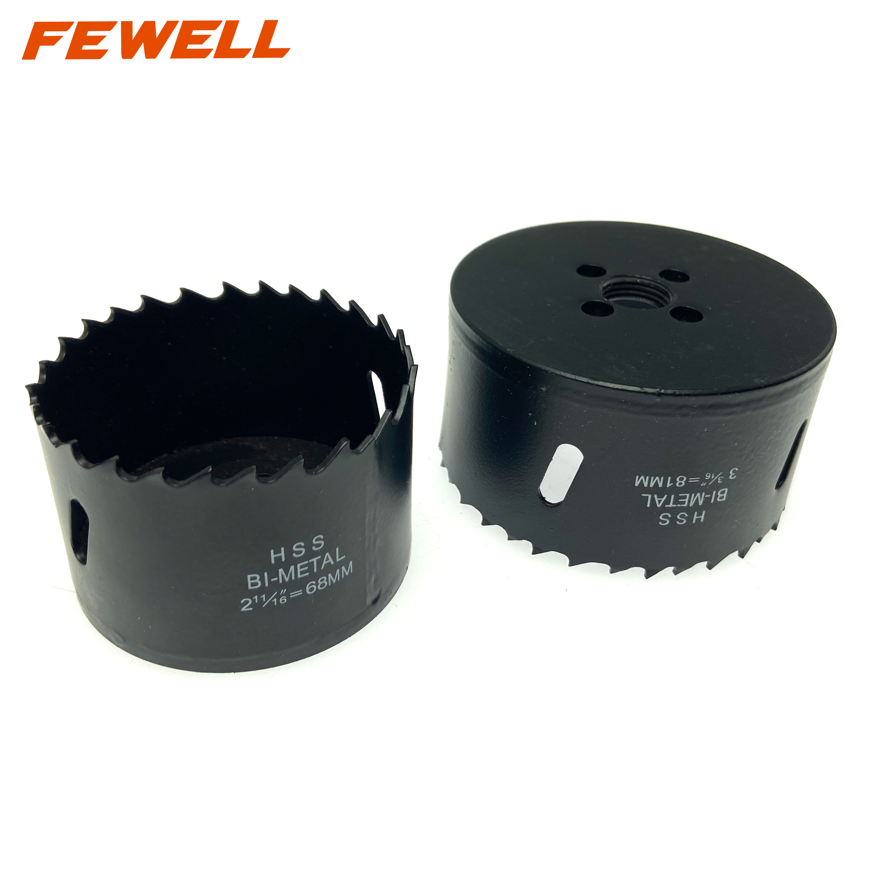 Vástago hexagonal de 68 mm Broca de núcleo de acero de alta velocidad HSS Bi-metal Hole Sawcutter para perforación de metal de acero inoxidable