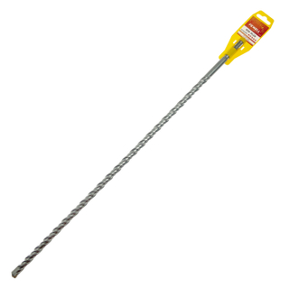 Broca de martillo eléctrico de doble flauta de 14*600mm de punta plana única de carburo SDS Plus para granito de mampostería de pared de hormigón