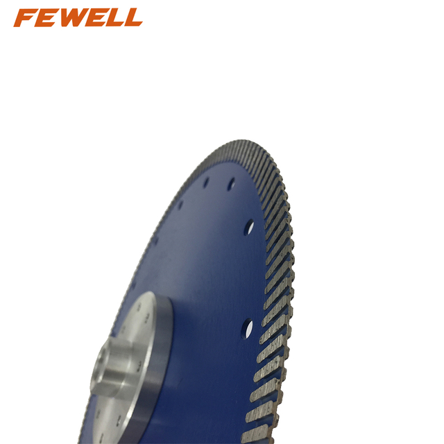 230*2,6*10*22,23mm prensa caliente hoja de sierra turbo de diamante de 9 pulgadas para cortar granito con brida M14