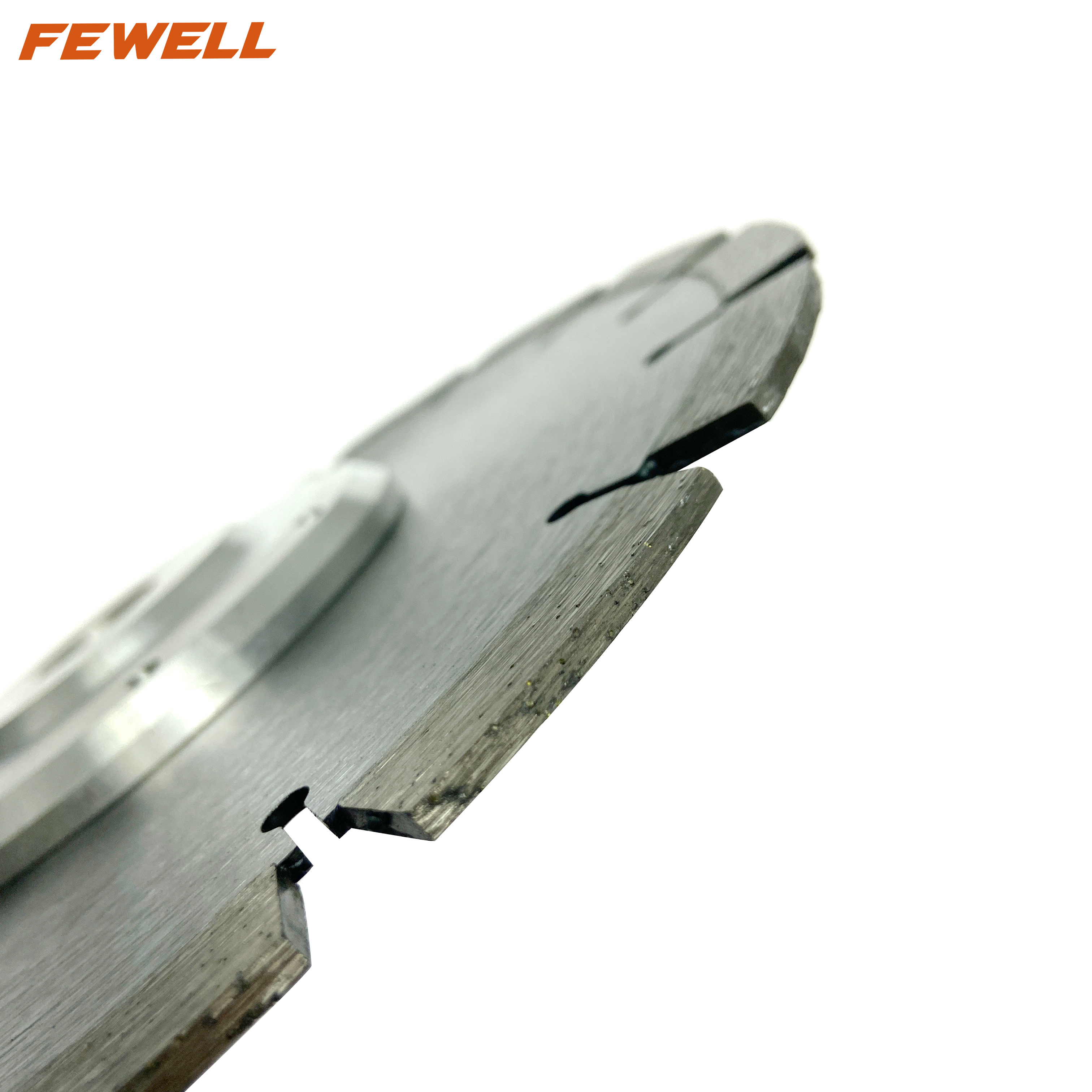 Hoja de sierra cortadora de diamante con brida de 9 pulgadas 230*3,2*12*22,23mm soldada con láser para cortar paredes de ladrillos de hormigón